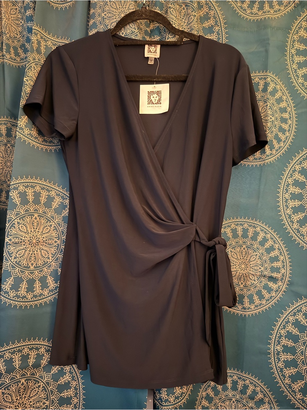 Anne Klein Wrap Top NWT Size M